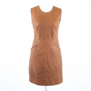 Bob & Christensen brown leather dress 2
